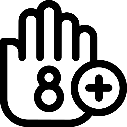 Age 8-plus icon