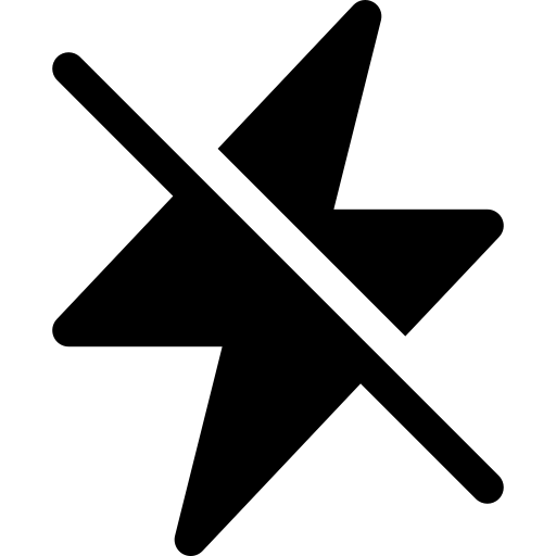 No electricity icon